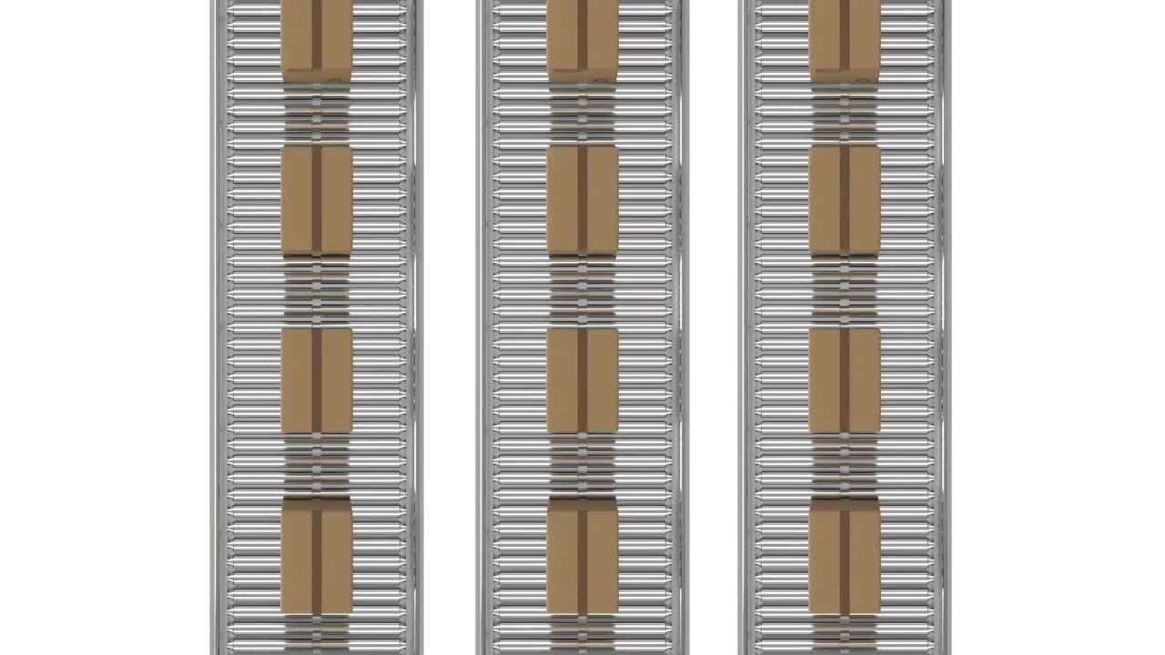 paquetes en el centro de envío