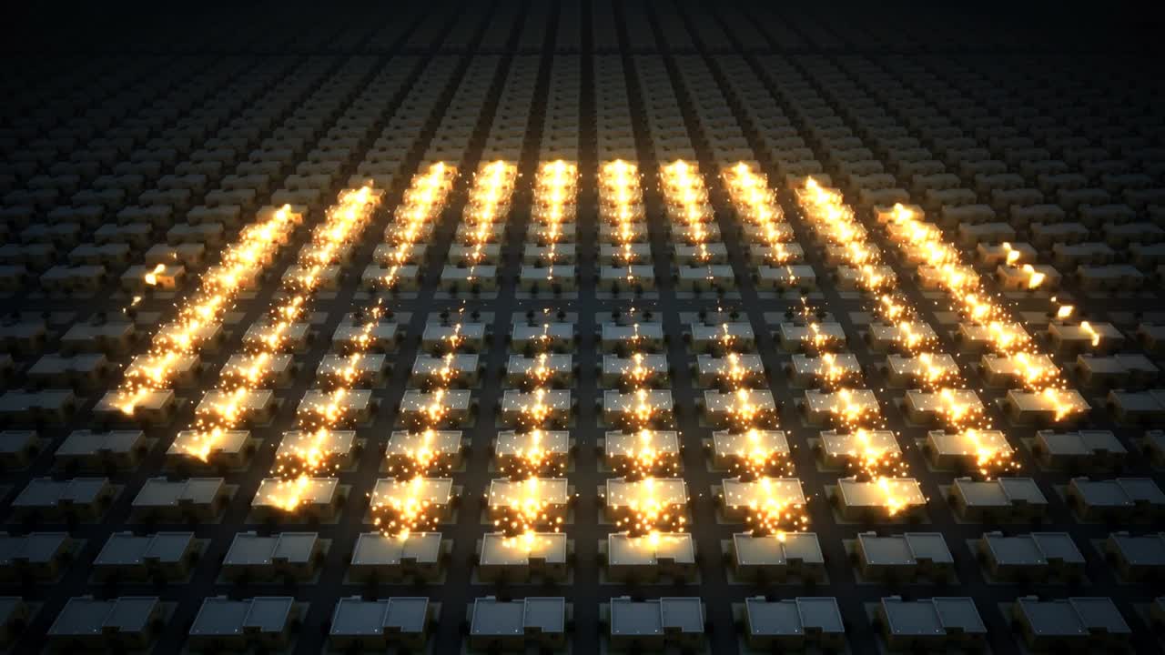 Igniting band of modules on signal expanding decaying across dim facility sparking golden sparks