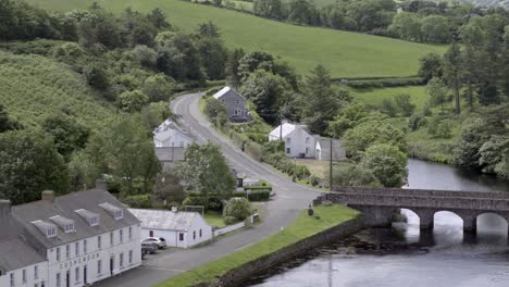 Cushendun-village-on-the-north-coast-of-County-Antrim,-Northern-Ireland