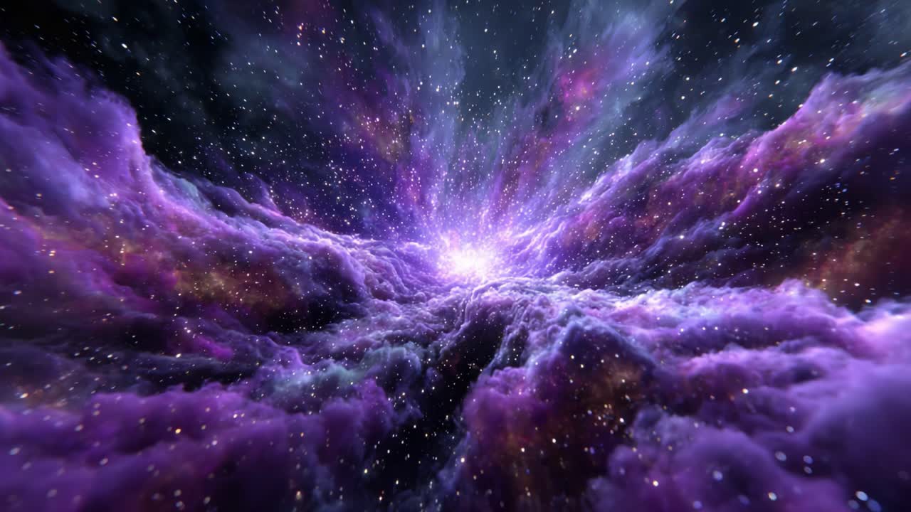 A Stunning Cosmic Journey Through Nebulae: Exploring the Majestic Colors and Patterns of Space, Filled with Stars and Celestial Wonders