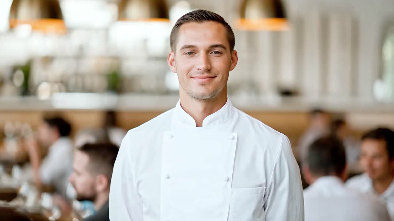 chef en un restaurante