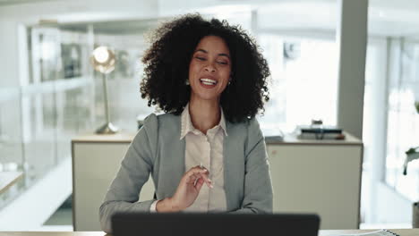 Communication,-video-call-and-woman-on-laptop