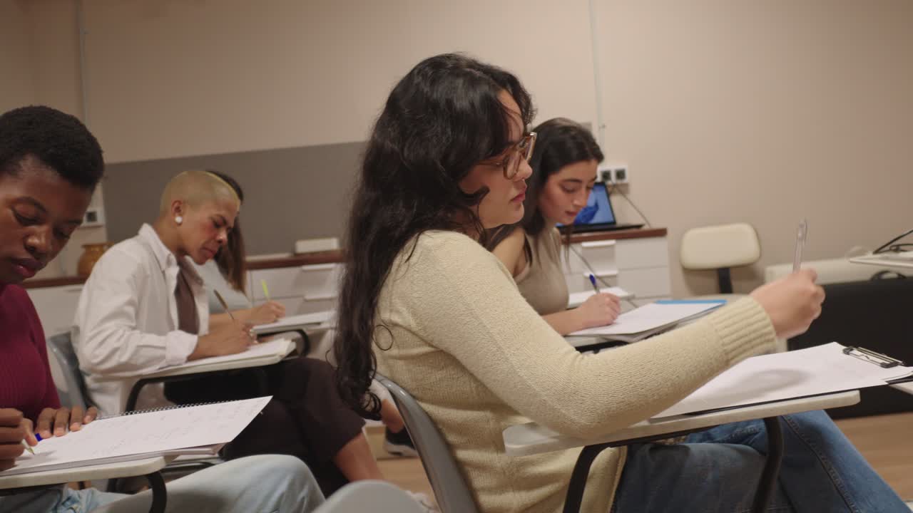 Students in a classroom