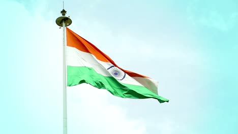 india flag flying high with pride india independence day and republic day of india