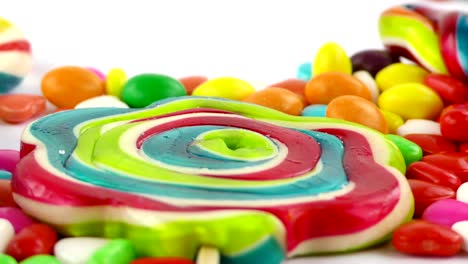 caramelo dulce gelatina y delicioso postre de azúcar