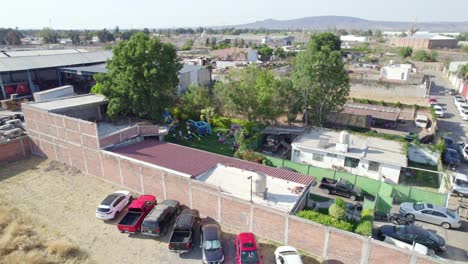 Aerial-view-of-a-children-party