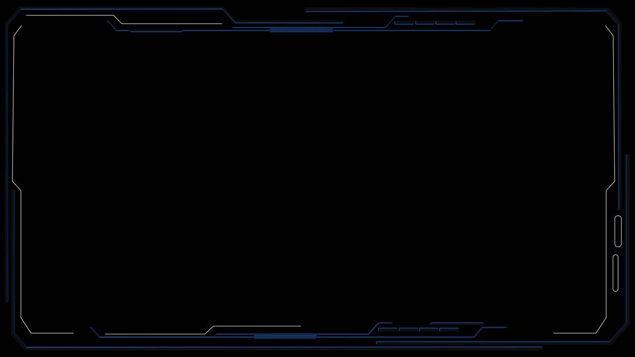 Futuristic digital hud frame hud digital futuristic user interface vertical frame sci fi high tech