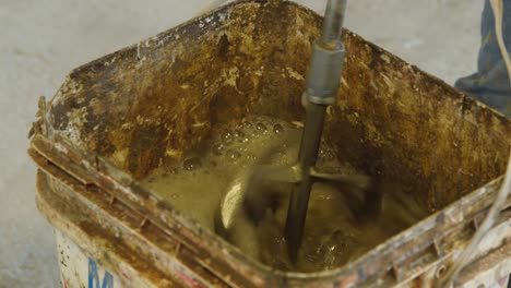 manual glue cement mixing machine