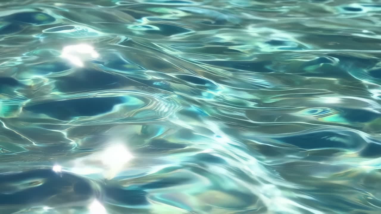 Rippling Water in a Swimming Pool