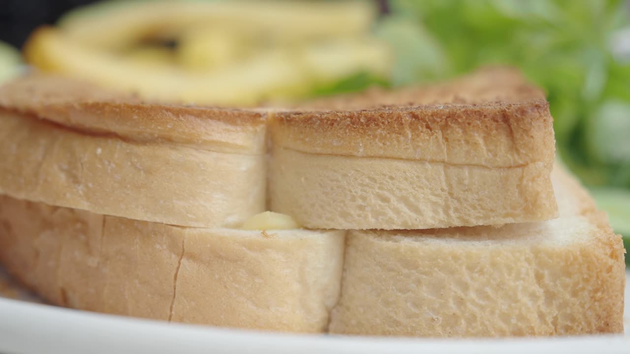 토스트 된 의 클로즈업