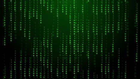 abstract futuristic computer matrix background with digits, animation background loop.