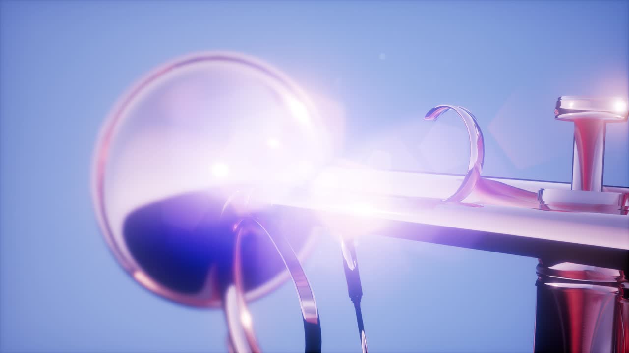 4k 슈퍼 슬로우 모션 청동 트럼 ⁇