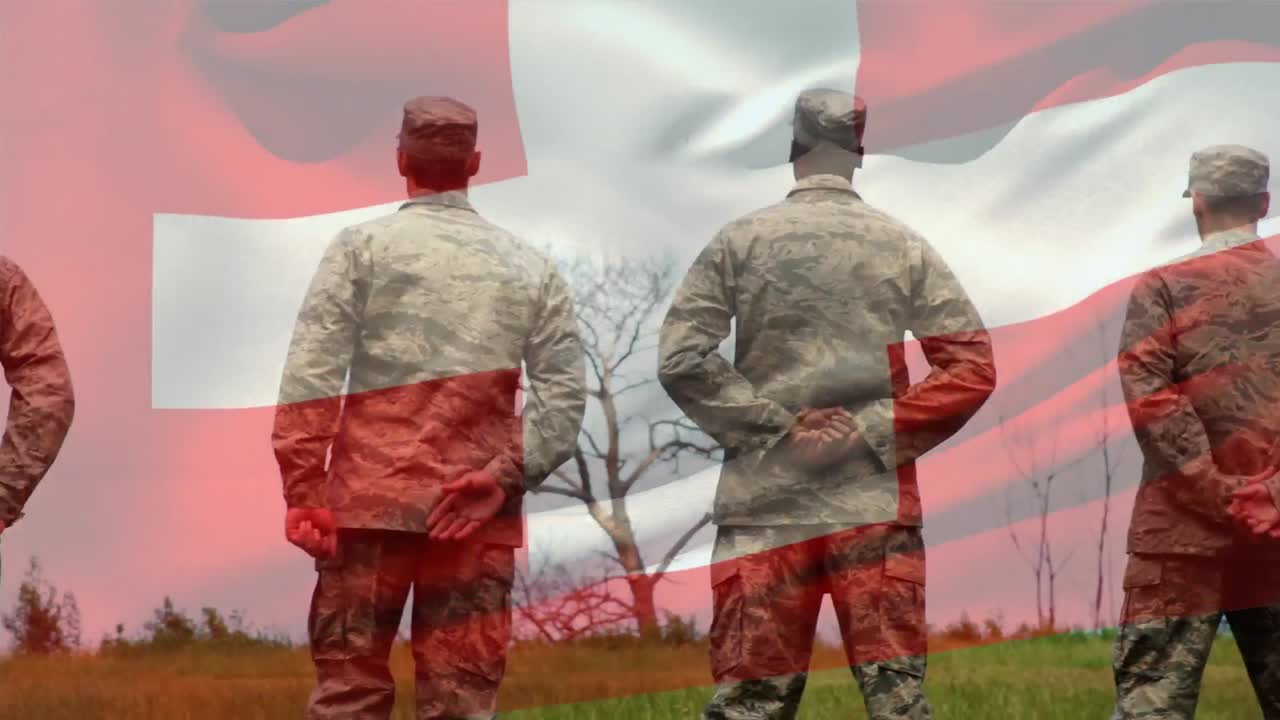 군인 들 위 에 스위스  ⁇ 발 의 애니메이션