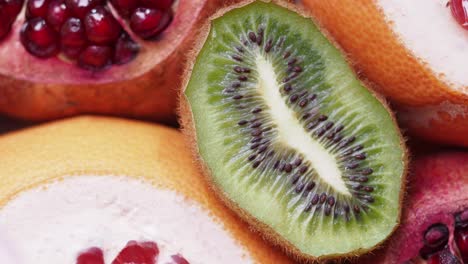 assorted fresh fruit slices