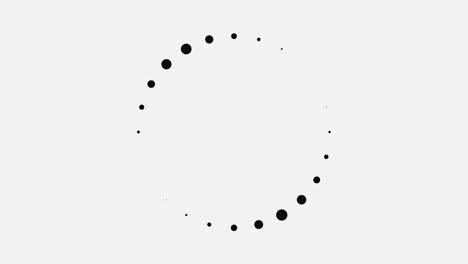 loading circle with dots