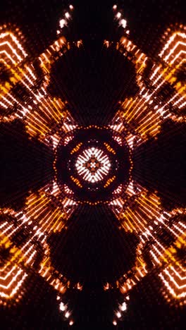 orange neon motion background vj loop. vertical looped video