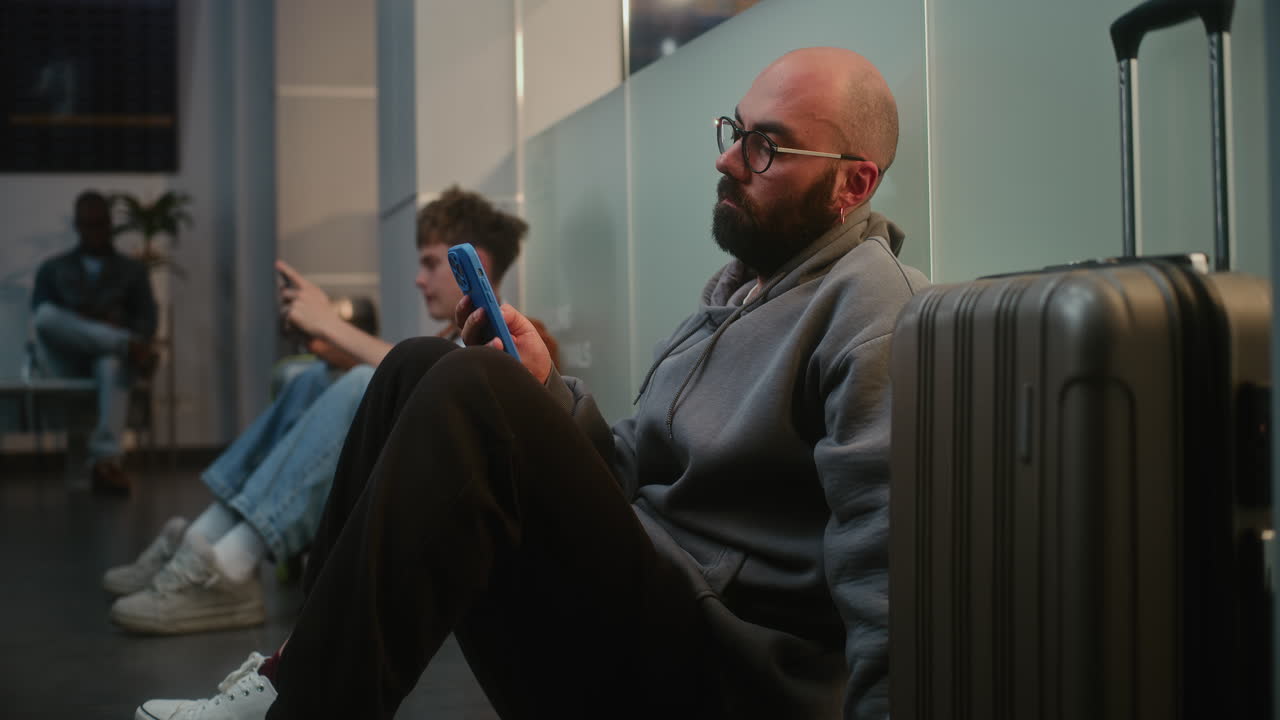 Passengers Waiting at the Airport