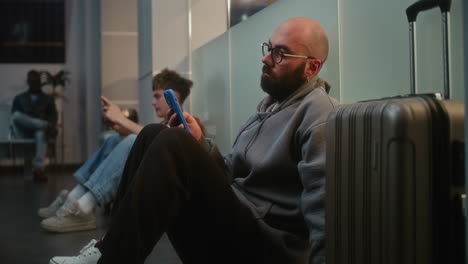 Passengers Waiting at the Airport