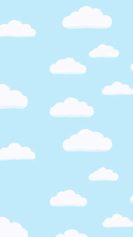 Motion-Graphic-of-Flat-blue-sky-background