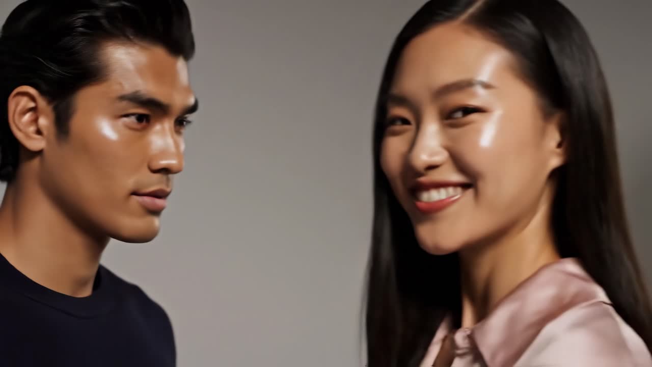 Diverse group of models with healthy, glowing skin