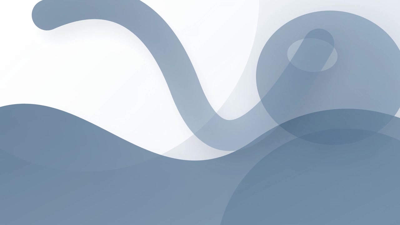 Abstract Motion Background with Fluid Blue Shapes