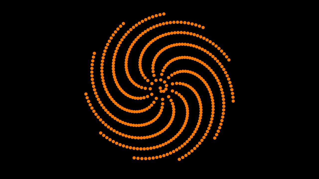 4k 비디오 모델 스트로보스코픽 및 최면 효과, 16:9 비디오 형식