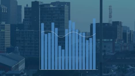 Animation-of-diverse-graphs-over-blue-cityscape