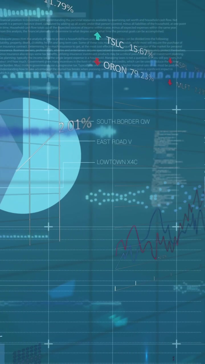 Animation of data processing over statistics