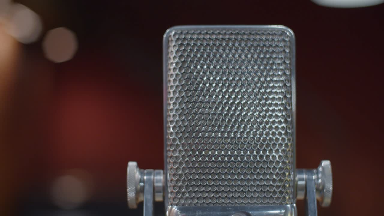 Petrungaro professional condenser microphone - Old and vintage microphone - Professional recording studio - 4K at 60fps (slowmotion) - Professional audio vives