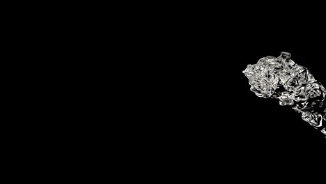 waterstroom. water rimpeling. golfstroom super slow motion 1000fps 3d realistische beelden 4k