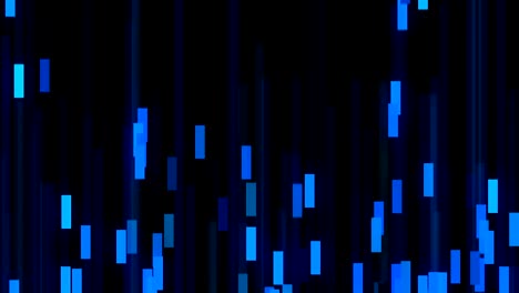 muchas líneas digitales en el espacio - abstracción de la comunicación de datos, fondo generado por computadora, renderización 3d