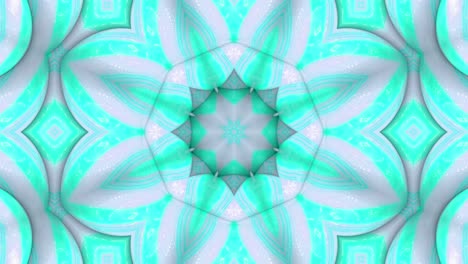 3d en bucle abstracto ornamentado fondo decorativo. hipnótico kaleidoscopio a rayas.