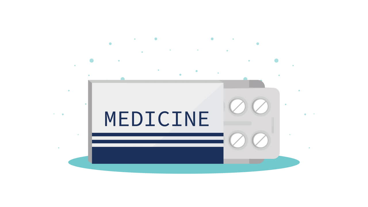 약이 들어있는 약자 상자