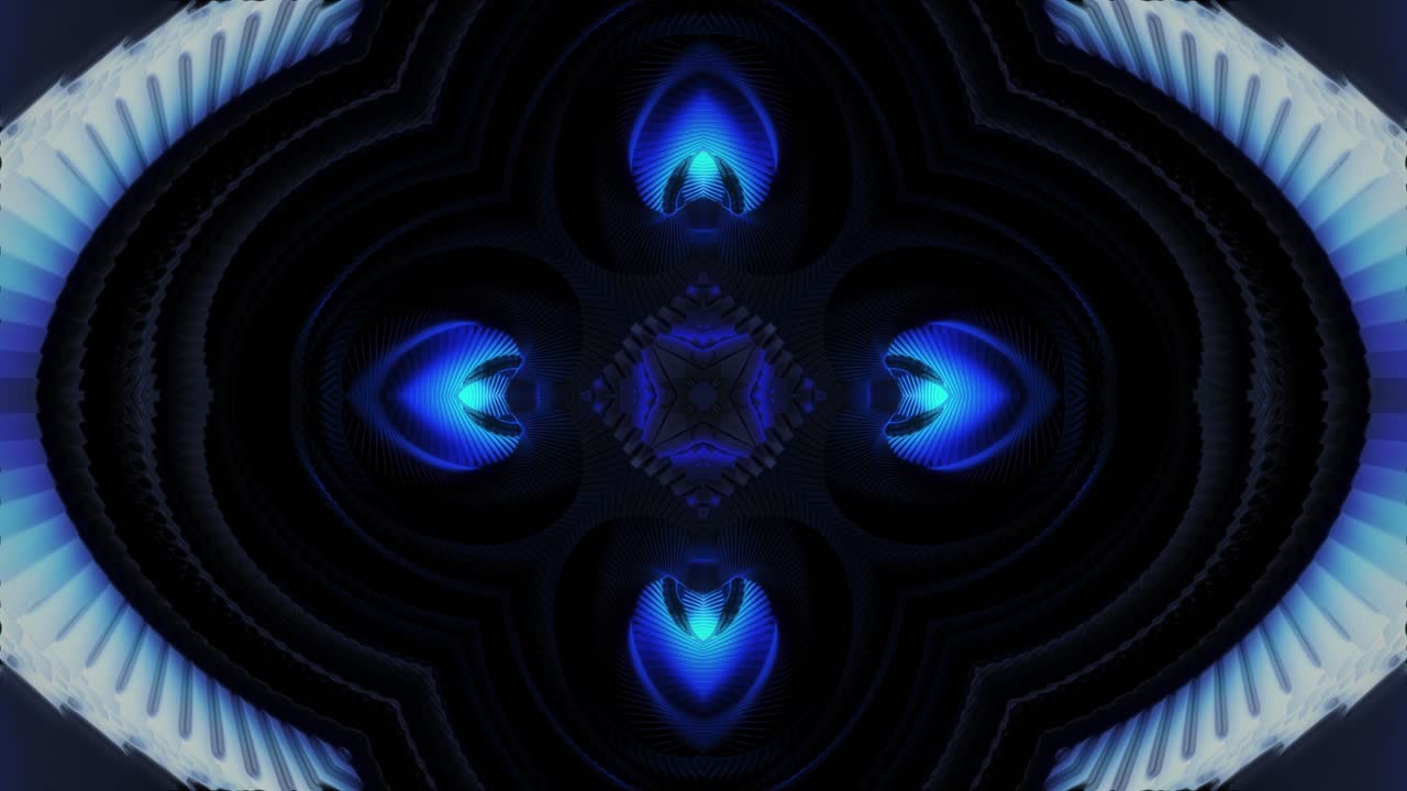 Flower Theme Kaleidoscope Texture - Kaleidoscope Seamless Pattern