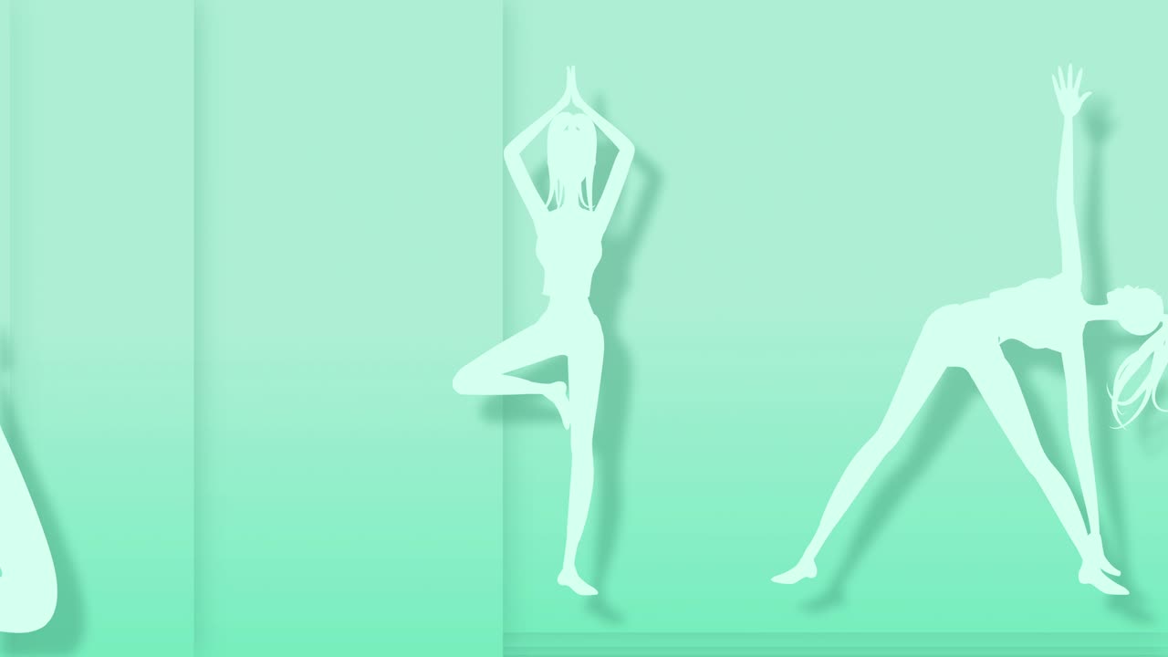 la chica bonita del yoga