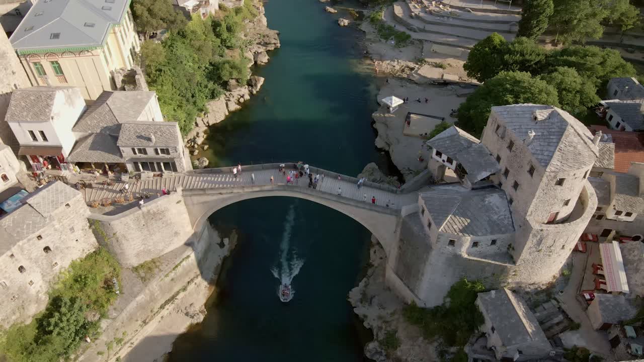 stari most, mostar 보스니아 헤르체고비나의 오래된 다리
