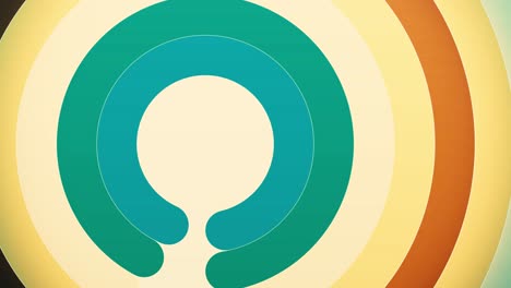 Abstract Retro Circles Background