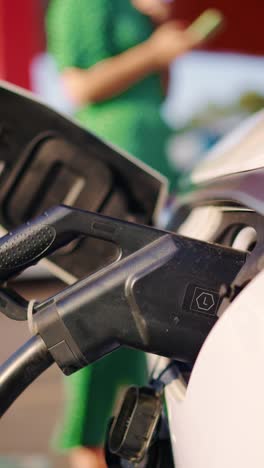 carga de un vehículo eléctrico