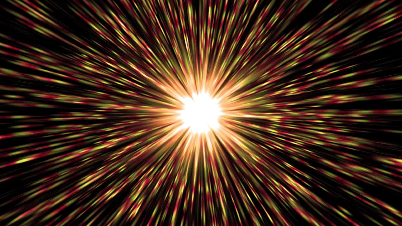 rayo de luz del sol bucle gráfico vj