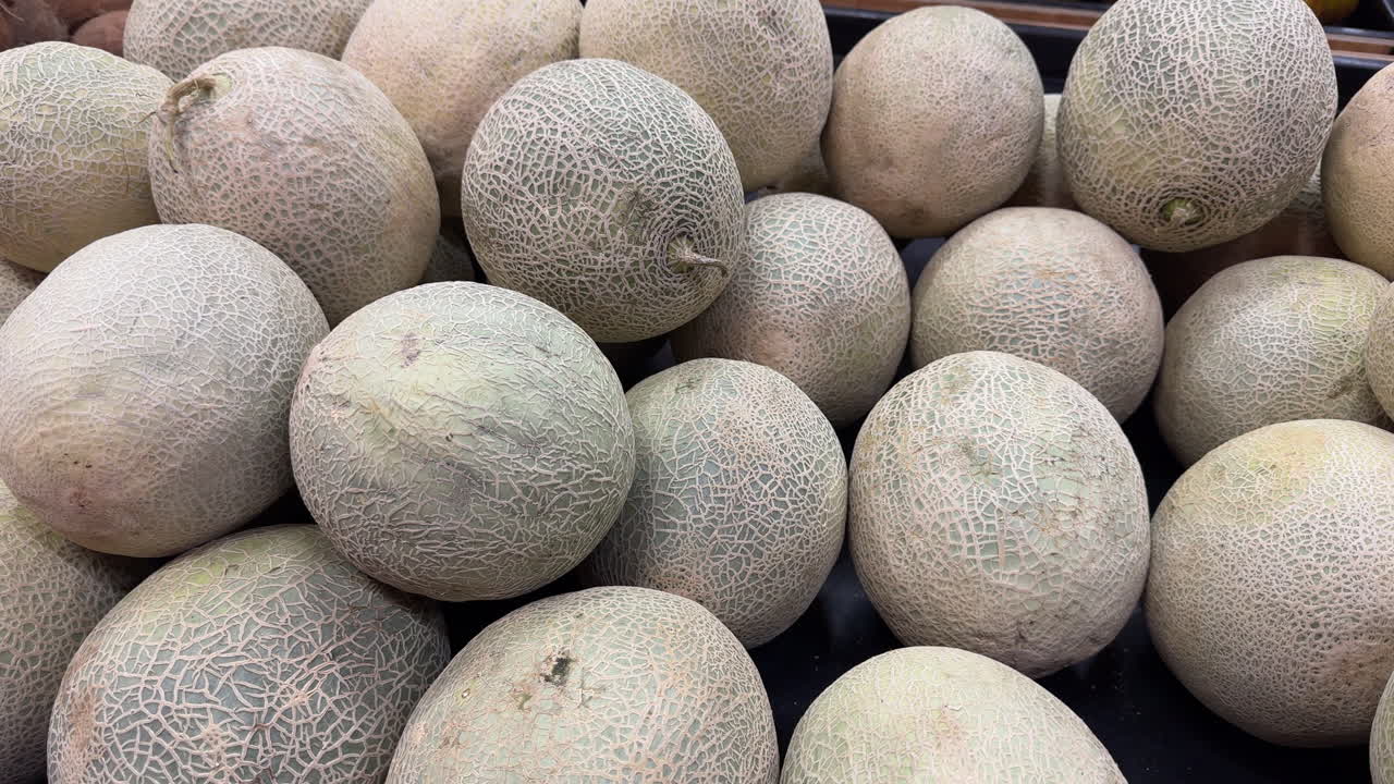 Close-up of Cantaloupes