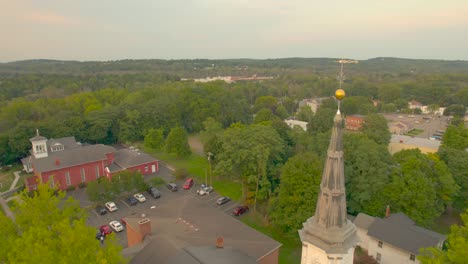 Kirchturm-In-Der-Innenstadt-Von-Palmyra-Im-Bundesstaat-New-York,-USA