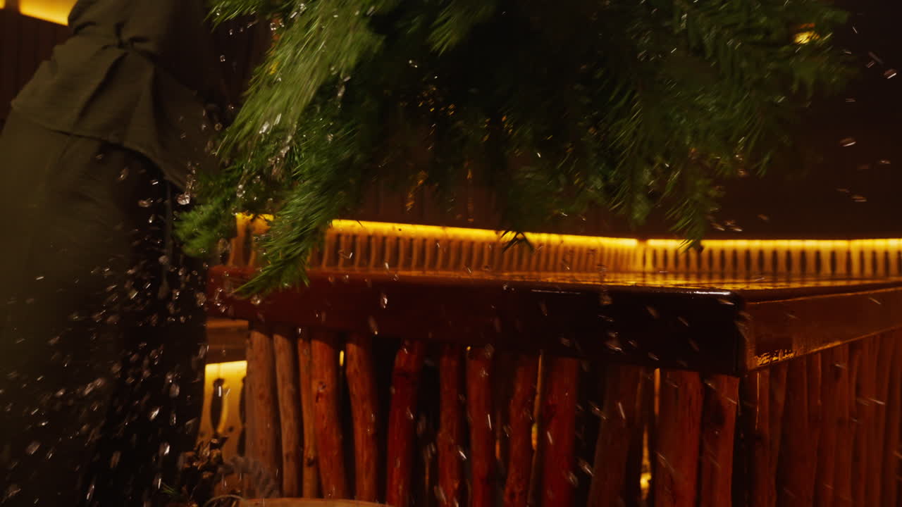 Preparing a Herbal Spa Treatment