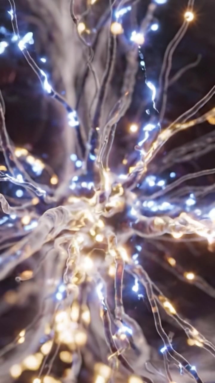 Captivating Transformation of Neural Structures: A Visual Exploration of Dynamic Neuro Connections Illuminated by Colorful Neural Activity and Synaptic Responses