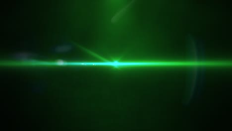 luz verde en el espacio