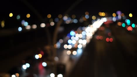 blurred view of city