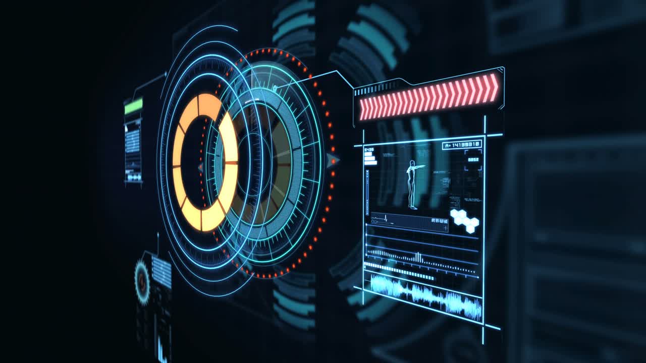 Digitally generated genetic engineering screen and circular patterns