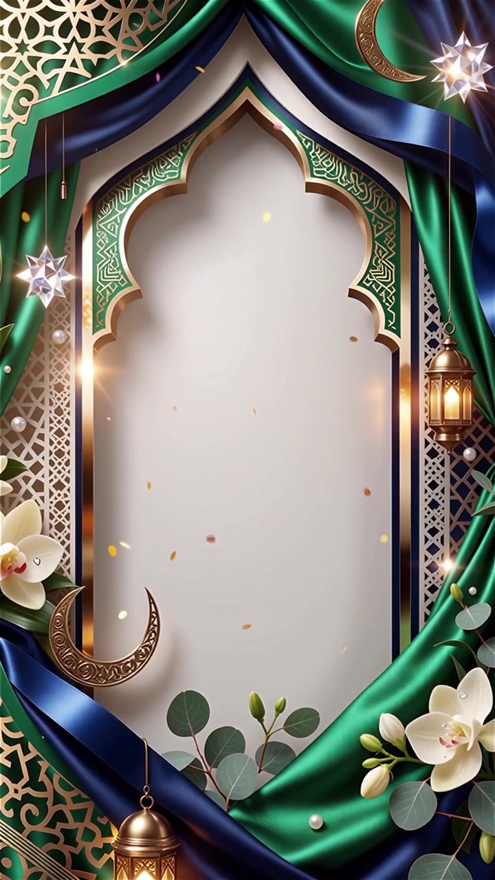 Compleanno del Profeta Maometto Mawlid al-Nabi Sfondo Islamico