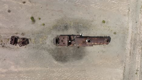 Zugfriedhof,-Salzsee-Uyuni,-Region-Uyuni,-Bolivien