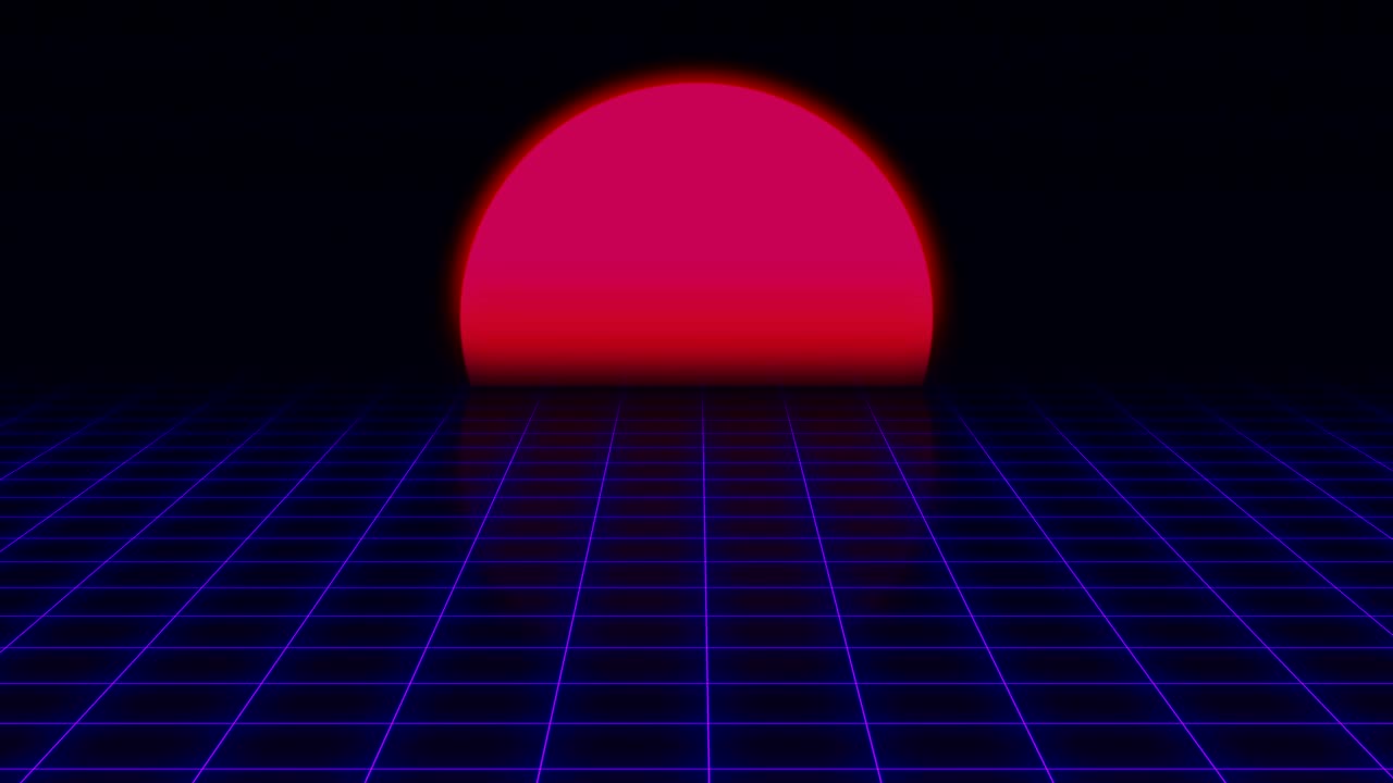 레트로 퓨처리스틱: 그리드 앤 선: 80년대 레트로 sf 배경