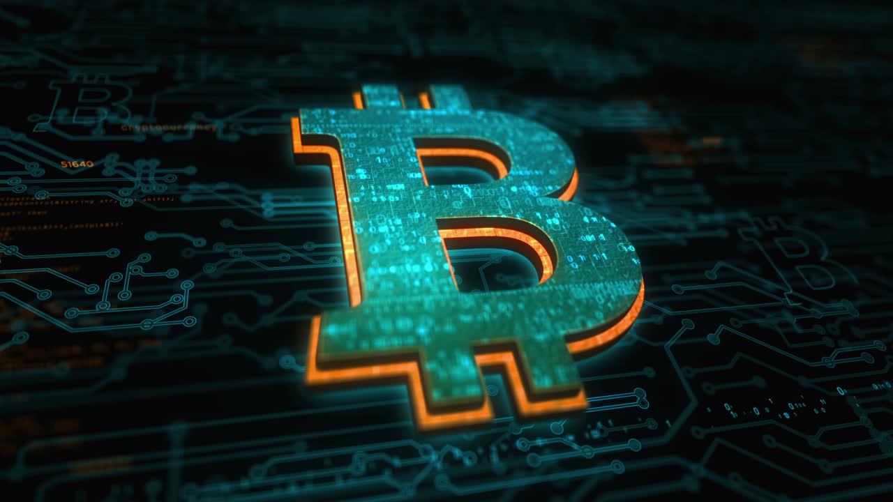 bitcoin es una criptomoneda, un símbolo, un concepto digital.